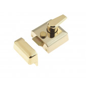 JL5031PB Yale type Front Door Narrow Style Night Latch 40mm Backset Polished Brass