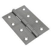Steel Butt Hinges 1838 Self colour  3' box of 10 prs 