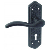 JAB500 - Wentworth Door Handle Black Antique