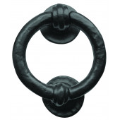 JAB7 - Ring Shaped Door Knocker 95mm - Black Antique