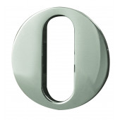 Reguitti Euro Profile Lever Keyhole Cover - Satin Chrome
