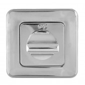 Mariani Square Bathroom Turn & Release - Polished Chrome