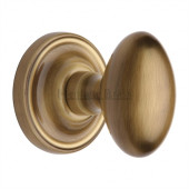 CHE7373-AT Heritage Brass Chelsea Oval Sprung Concealed Mortice Knob