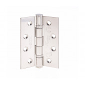 J9500 - Polished Chrome PSS 102x76mm Stainless Steel Ball bearing Hinge Fire Rated External Use C13 30/60 mins