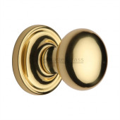 HAM8361-PB Heritage Brass Hampstead Sprung Concealed Mortice Knob