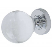 JH5201 Plain Ball Glass Sprung Mortice Knob Furniture Jedo