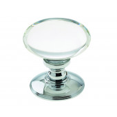 JH6000 Plain Glass Oval Unsprung Mortice Knob Furniture Jedo 