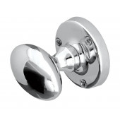 JV34PC-IT Italian Oval Sprung Mortice Knob