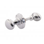 JV34R-PC Oval Rim Knob Furniture Jedo Polished Chrome