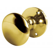 JV35BPB Contract 52mm Sprung Mushroom Mortice Knob