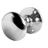 JV35BPC Contract 52mm Sprung Mushroom Mortice Knob