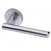 Petra Deisgner Lever on Rose Door Handle - JV508- Polished Chrome, Satin Chrome,Satin Nickel & Polshed Brass PVD 