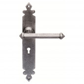 PE5501 Pewter Ludlow Tudor Door Handles