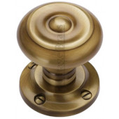 V872-AT Heritage Brass Aylesbury Sprung Mortice Knob