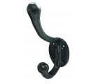 JAB77 - Hat And Coat Hook 125mm - Black Antique