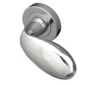 Club Paja Designer Lever on Rose Door Handle - Polished Chrome-JV721PC