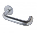 19mm Aluminium Round Bar Lever On Rose 